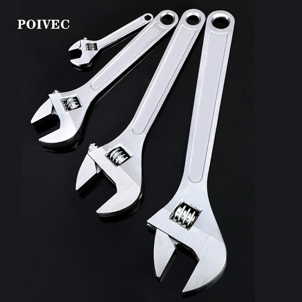 POIVEC Adjustable Wrench, Multi-Function Universal Shifter Spanner, Available in Multiple Sizes