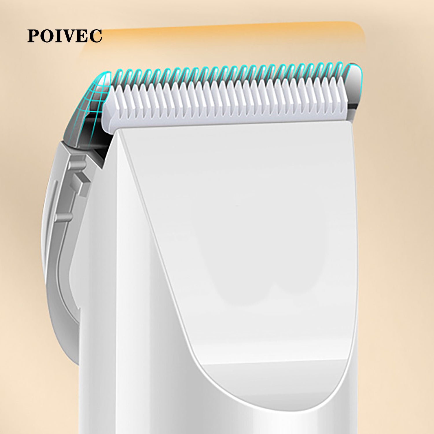 POIVEC Rechargeable Hair Clippers, Cordless Electric Hair Trimmer for Home Haircutting
