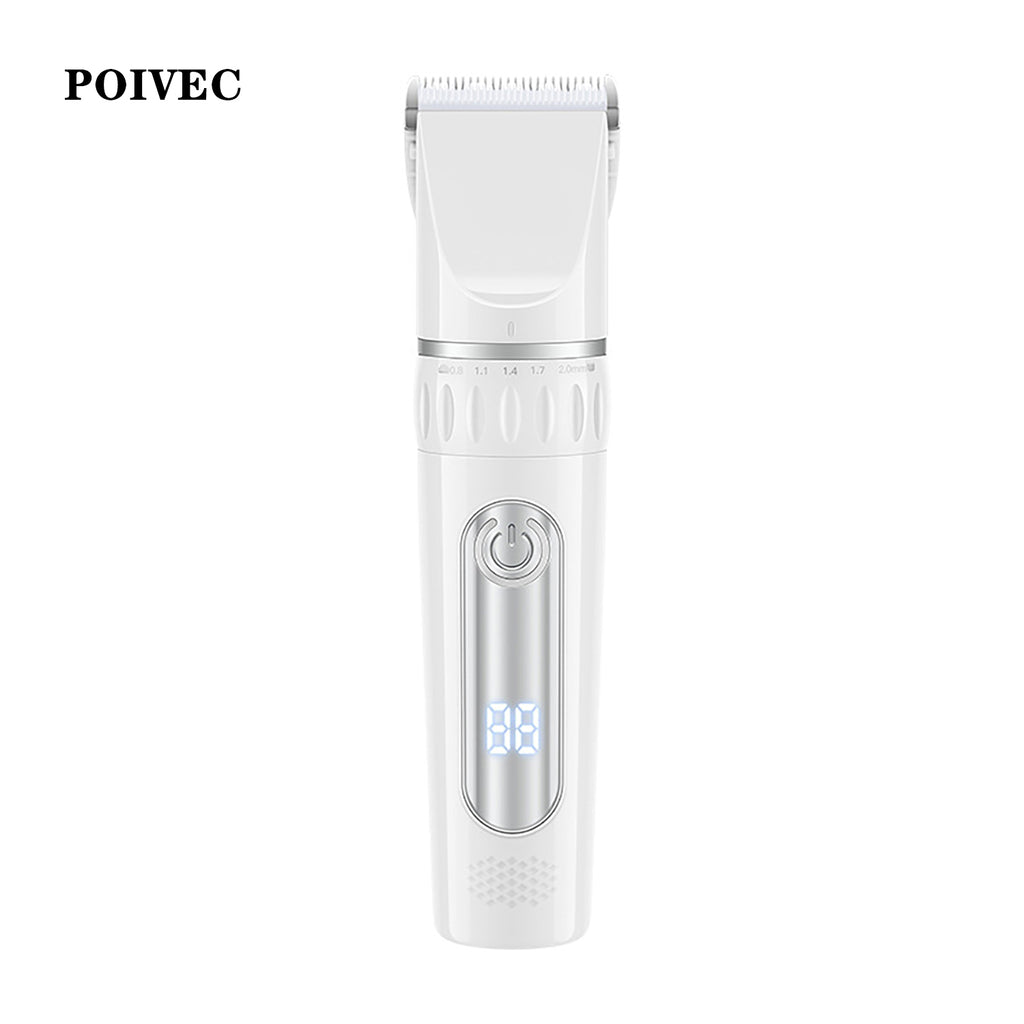 POIVEC Rechargeable Hair Clippers, Cordless Electric Hair Trimmer for Home Haircutting