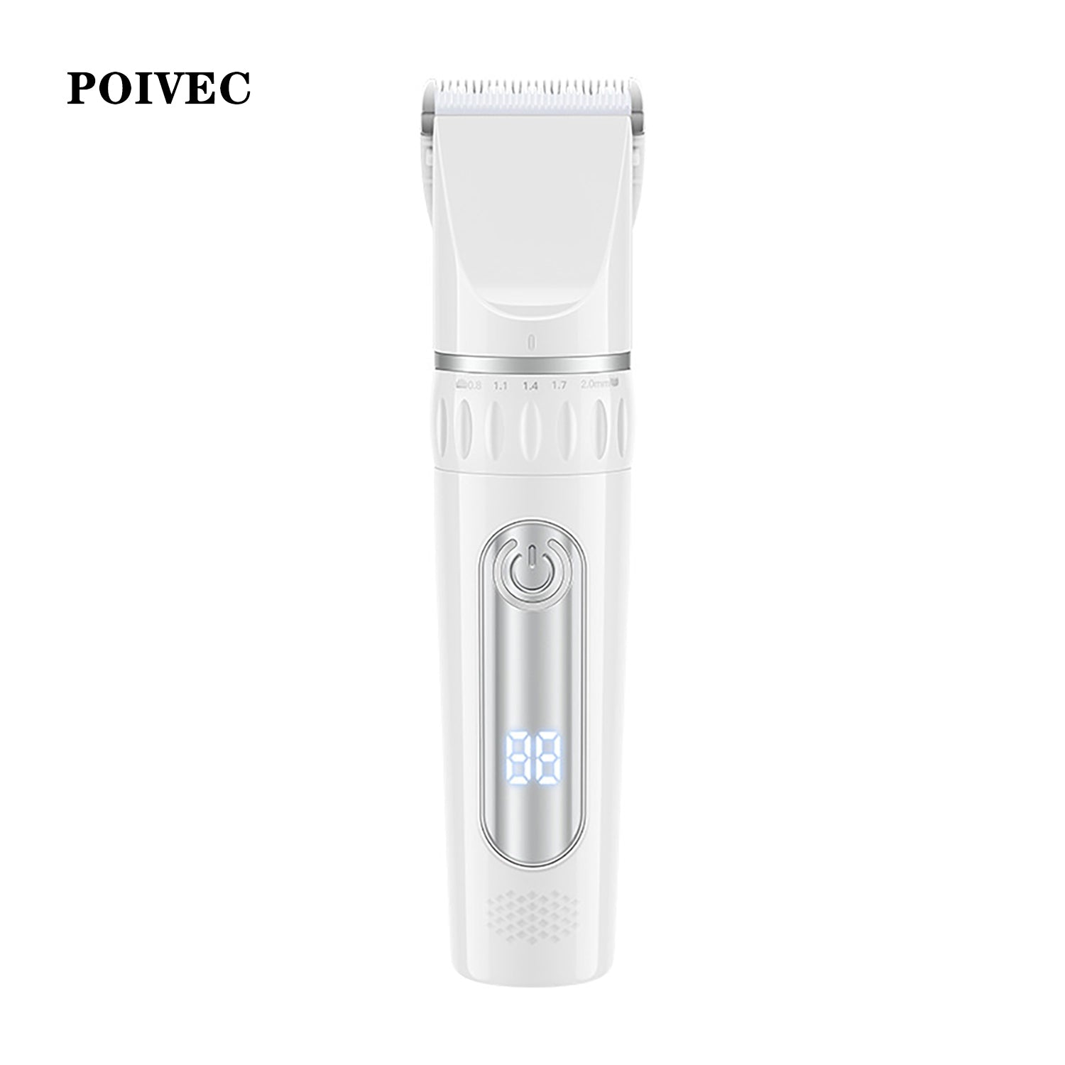 POIVEC Rechargeable Hair Clippers, Cordless Electric Hair Trimmer for Home Haircutting