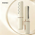 POIVEC Cordless Hair Straightener, Rechargeable Portable Straightening Brush with Dual-Tooth Comb Design