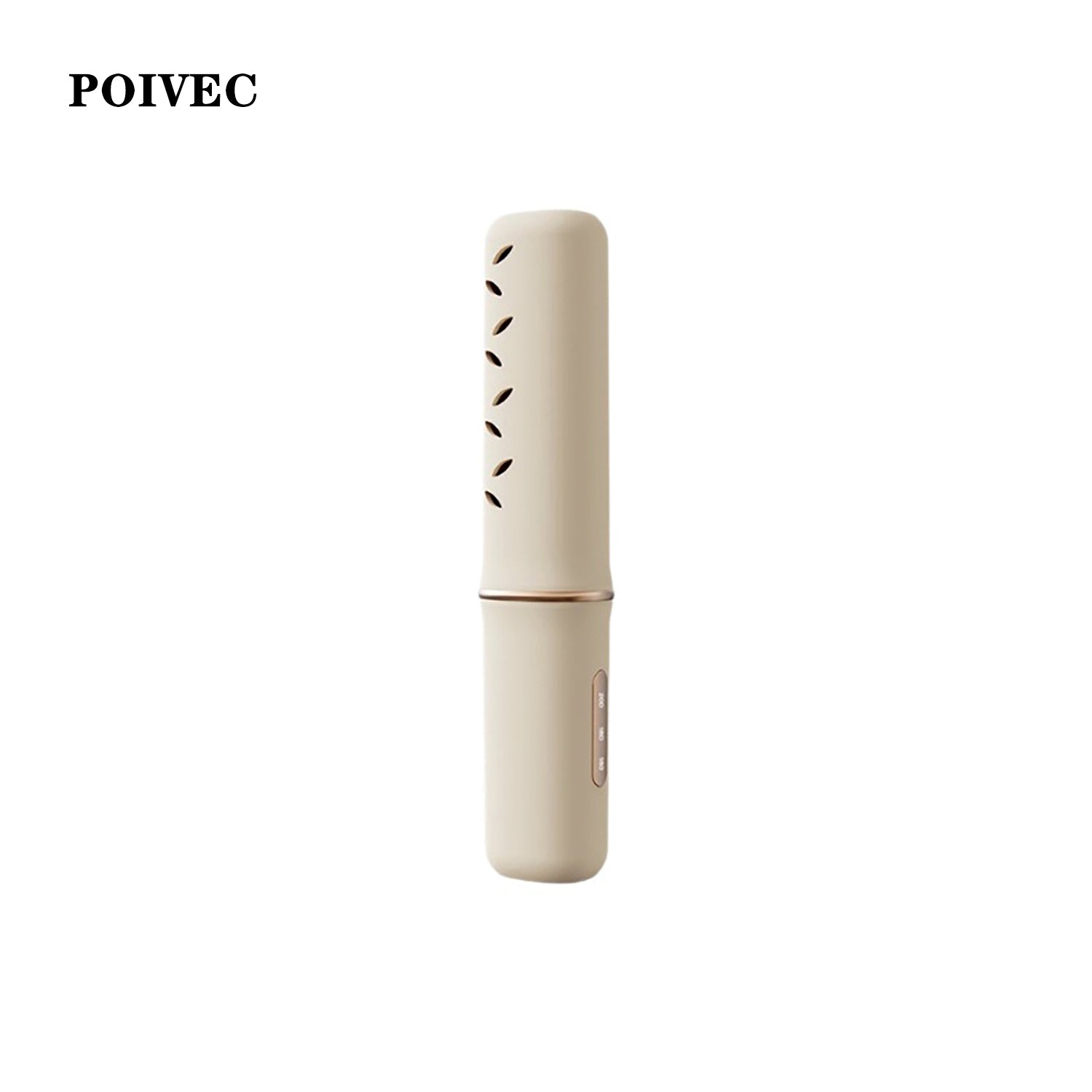 POIVEC Cordless Hair Straightener, Rechargeable Portable Straightening Brush with Dual-Tooth Comb Design