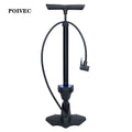 POIVEC Portable Tire Pump with Pressure Gauge, High-Pressure Manual Inflator for Bikes, E-Bikes and Emergency Car Tire Inflation