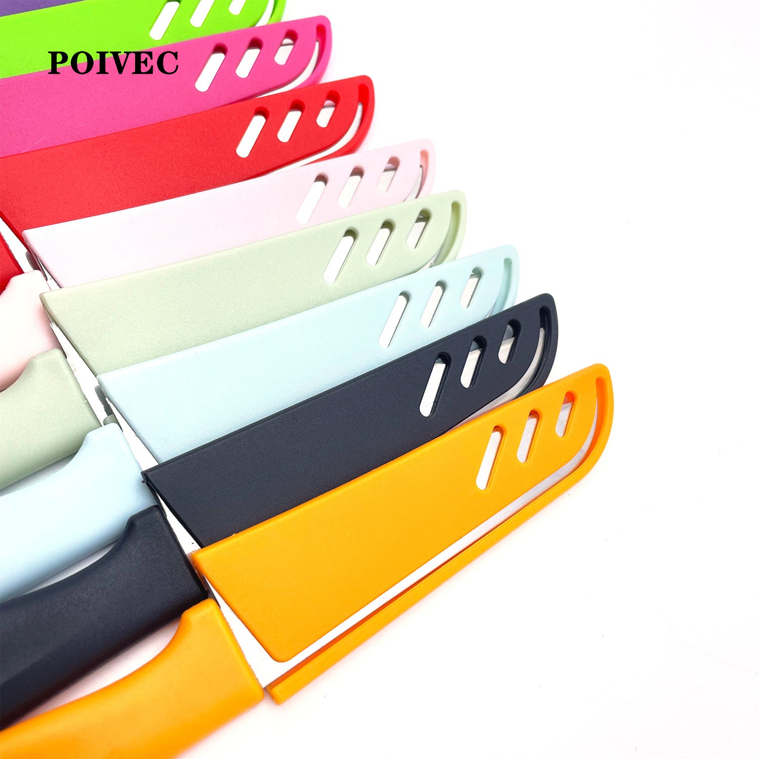POIVEC Stainless Steel Fruit Paring Knife with Protective Sheath