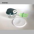 POIVEC Manual Pull String Food Chopper, Multifunctional Hand-Operated Vegetable Chopper