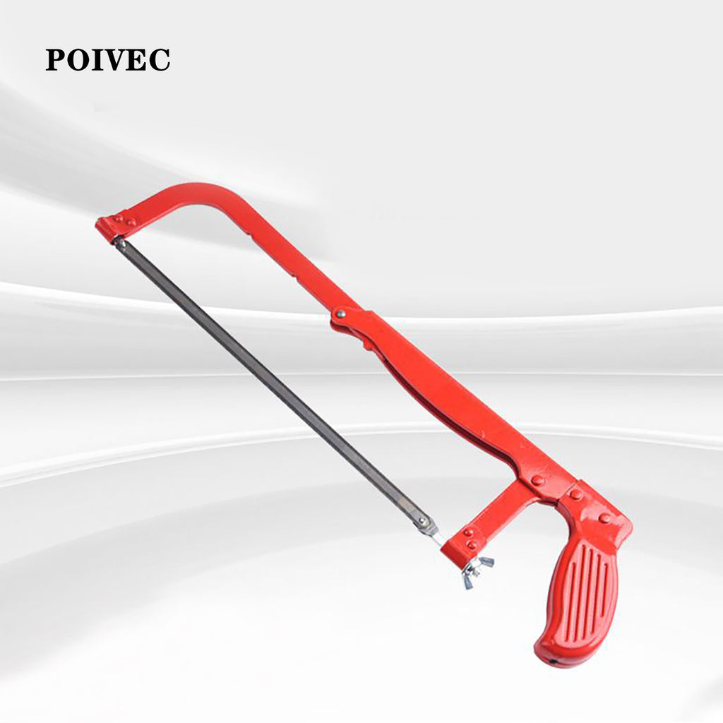POIVEC Multi-Purpose Hacksaw Frame, Manual Hand Saw with Steel Blade