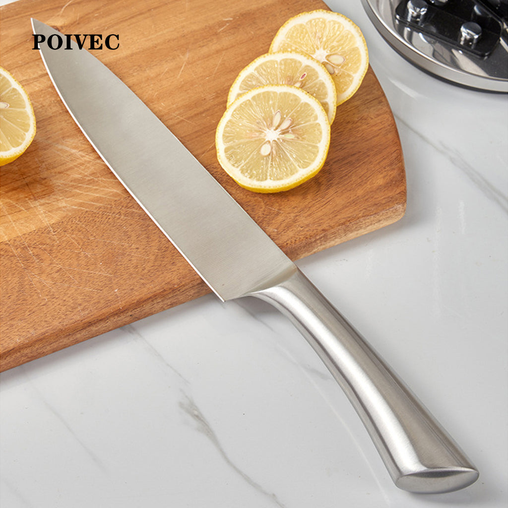 POIVEC 8-Piece Stainless Steel Kitchen Knife Set, Home Chef Knife Set