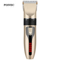 POIVEC Dog Grooming Clippers Kit, Rechargeable Cordless Pet Hair Trimmer, Electric Pet Shaver for Dogs and Cats