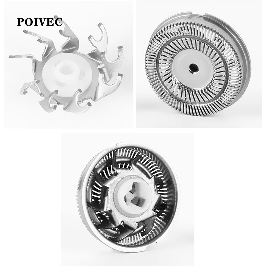 POIVEC Electric Shaver Replacement Head, Blade and Foil Cutter Set, Multi-Model Compatible Razor Replacement Parts