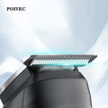 POIVEC 2-in-1 Beard Trimmer and Electric Shaver Kit, Rechargeable Cordless Men’s Grooming Set with Long Battery Life