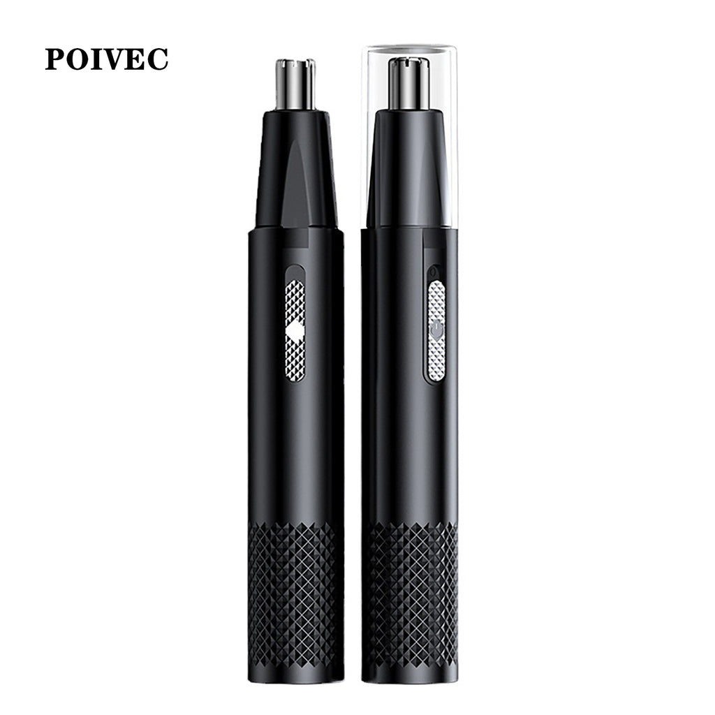 POIVEC USB Rechargeable Nose Hair Trimmer, Mini Electric Ear and Nose Hair Clipper