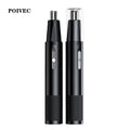 POIVEC USB Rechargeable Nose Hair Trimmer, Mini Electric Ear and Nose Hair Clipper