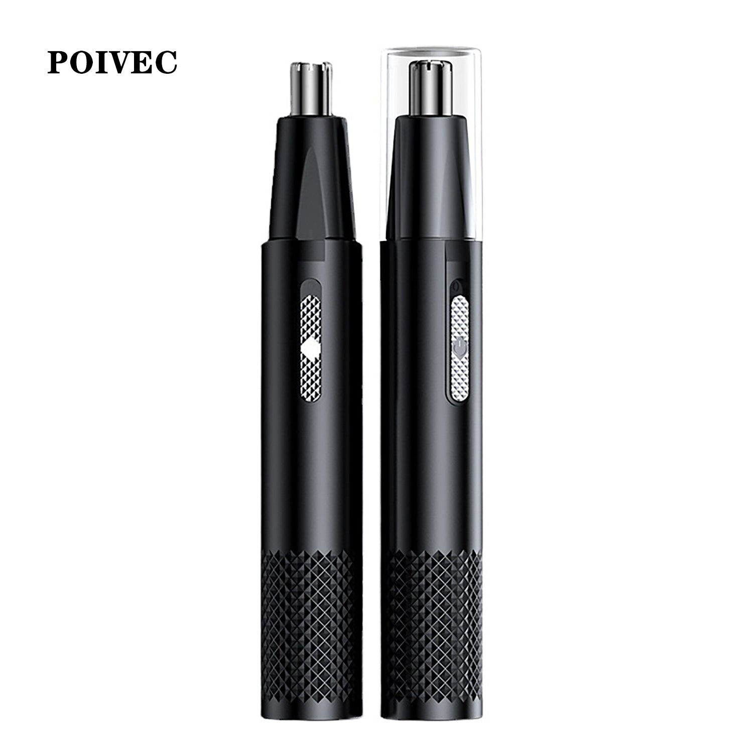 POIVEC USB Rechargeable Nose Hair Trimmer, Mini Electric Ear and Nose Hair Clipper