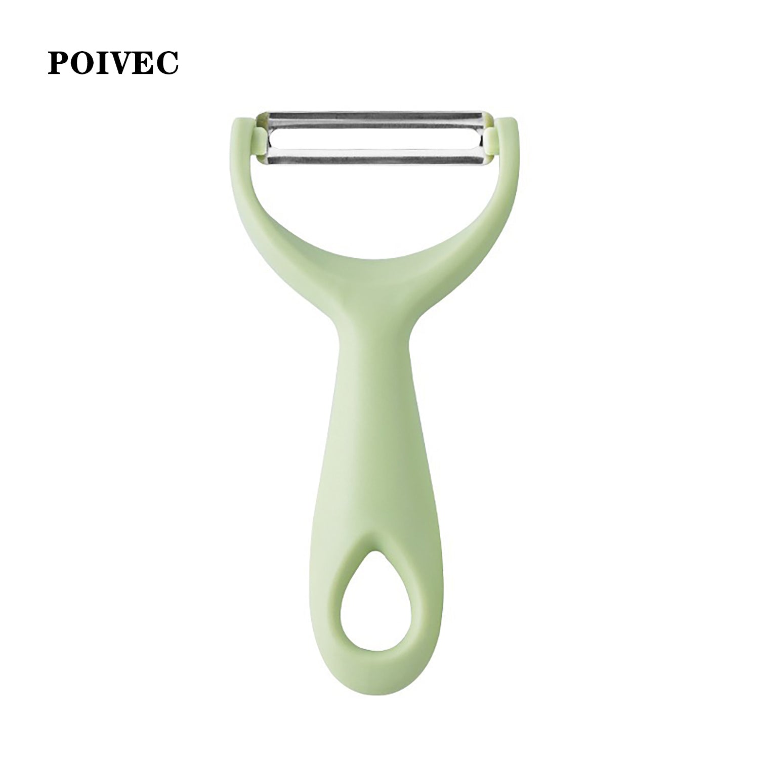 POIVEC Stainless Steel Vegetable Peeler, Multi-Purpose Potato Fruit Peeler and Kitchen Peeling Tool