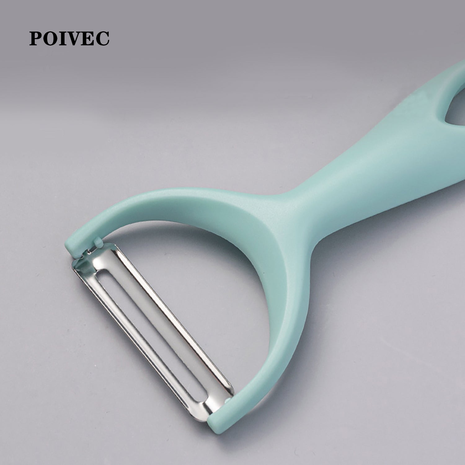 POIVEC Stainless Steel Vegetable Peeler, Multi-Purpose Potato Fruit Peeler and Kitchen Peeling Tool