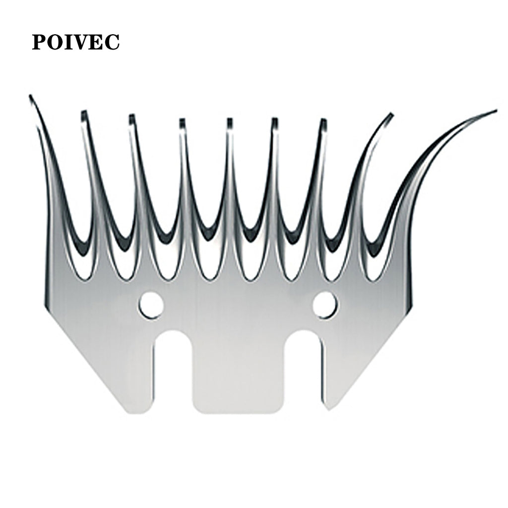 POIVEC Electric Sheep Clipper Blades Set, Universal Wool Shears Blade and Comb Replacement Cutter Head for Sheep, Goats and Livestock Grooming