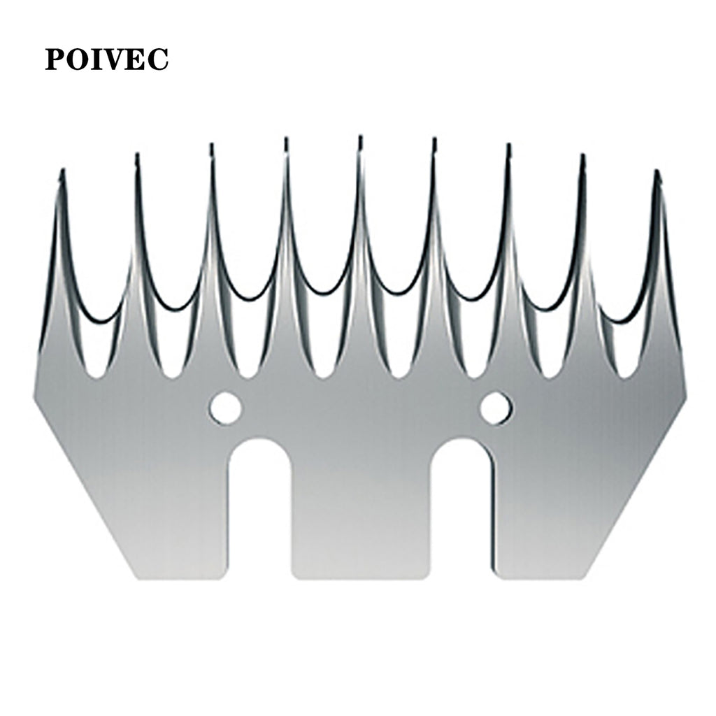 POIVEC Electric Sheep Clipper Blades Set, Universal Wool Shears Blade and Comb Replacement Cutter Head for Sheep, Goats and Livestock Grooming
